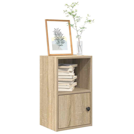 Vidaxl boekenkast 31x24x52 cm bewerkt hout sonoma eikenkleurig