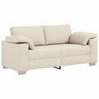 Vidaxl 2-zits sofa beige 180 cm linnen-mix stof