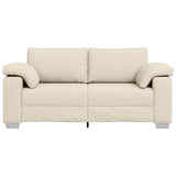 Vidaxl 2-zits sofa beige 180 cm linnen-mix stof