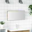 Vidaxl spiegel artisanaal eikenkleurig 80 x 37 cm