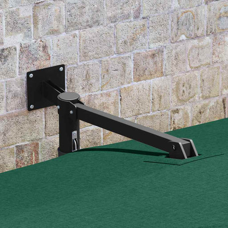 Vidaxl tuinparasol 248,5 x 247,5 x 160 cm polyester en staal groen