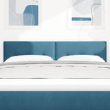 Vidaxl hoofdbord donkerblauw 160 cm fluweel