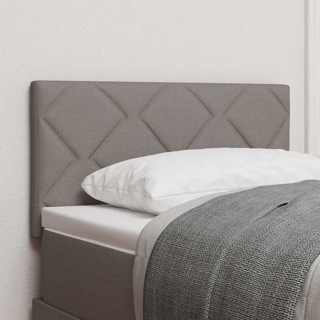 Vidaxl hoofdbord taupe stof