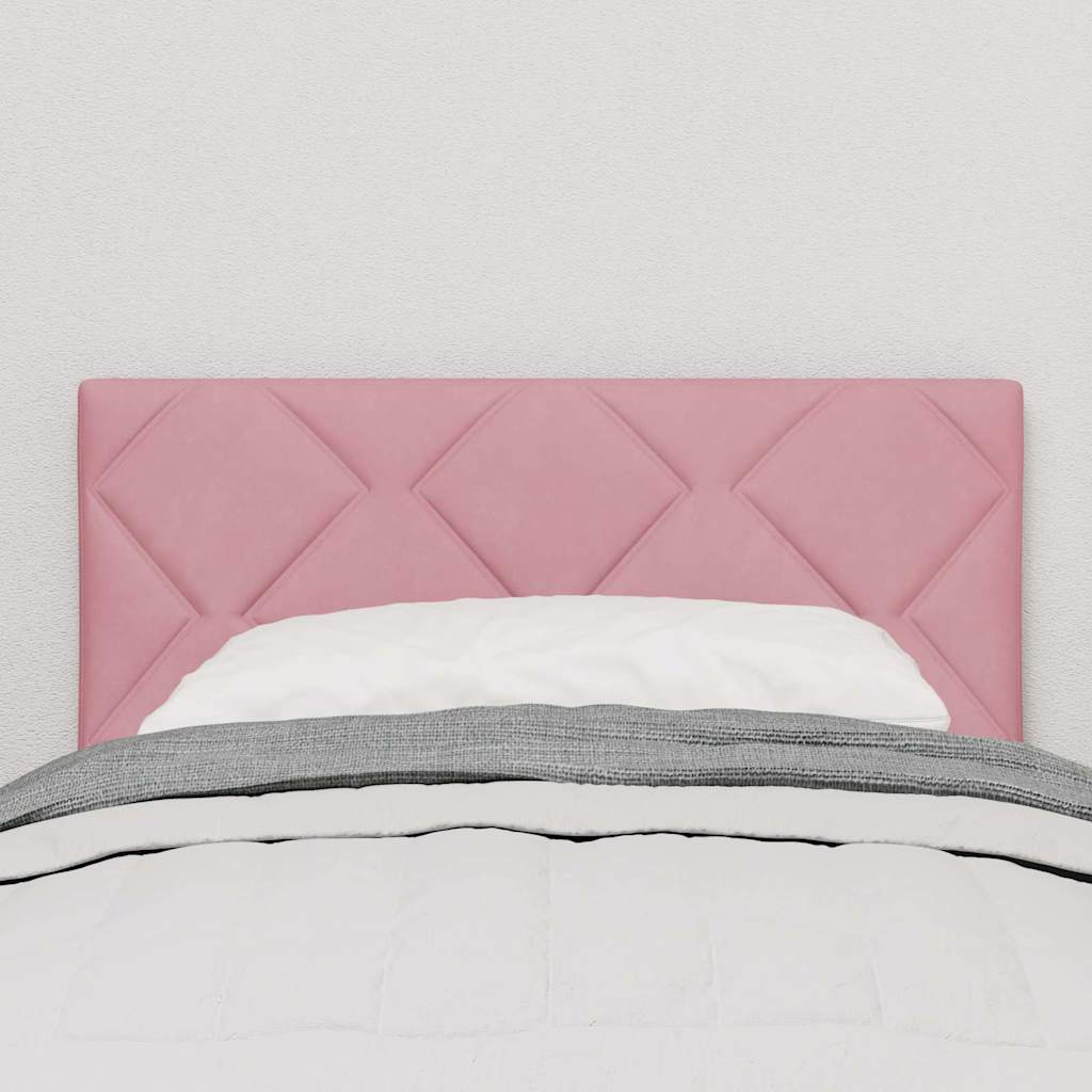 Vidaxl hoofdbord roze 80 cm fluweel