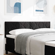 Vidaxl hoofdbord zwart 144 cm fluweel