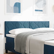 Vidaxl hoofdbord donkerblauw 144 cm fluweel