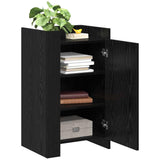 Vidaxl dressoir zwart eiken 45 x 35 x 75 cm