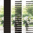 Vidaxl venetiaanse jaloezie donkerbruin 95 x 250 cm 35 mm