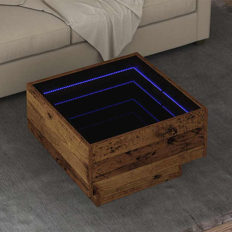 Vidaxl salontafel oud hout 50 x 50 x 30 cm