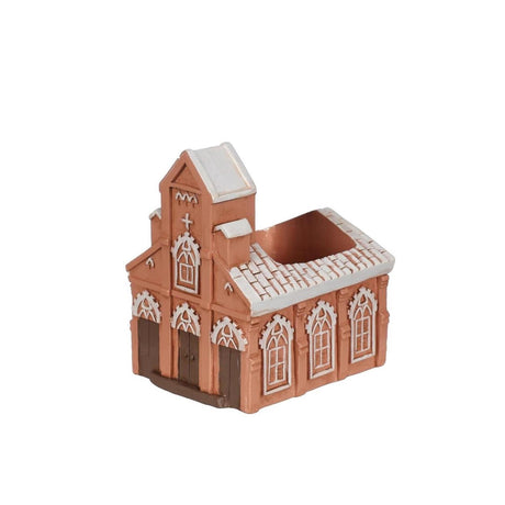 Ideas 4 pory roku cementowa doniczka kościelna 10,3x8,7xw.11,4cm różowa