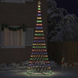 Vidaxl led kerstboom multikleur 399 cm metaal
