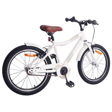 Vidaxl kinderfiets 18 inch voor 5-7 jaar wit