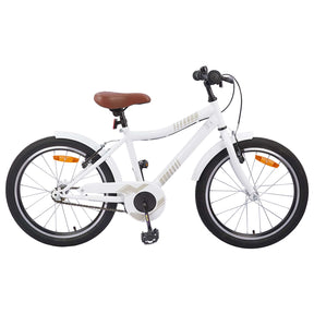Vidaxl kinderfiets 18 inch voor 5-7 jaar wit
