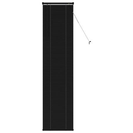 Vidaxl venetiaanse jaloezie zwart 213 x 40 cm 25 mm pvc