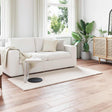 Vidaxl antislip vloerkleed van imitatie konijnenbont olite