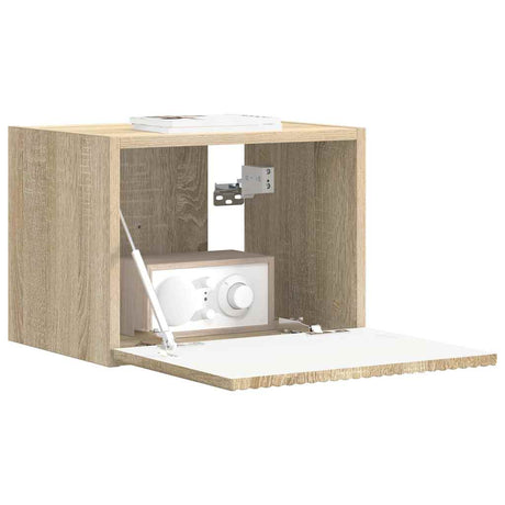 Vidaxl tv wandkast 39 x 31 x 29,5 cm sonoma bewerkt hout