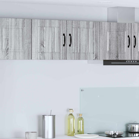 Vidaxl wandkast lucca grijs sonoma 40 x 31 x 40 cm bewerkt hout