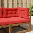 Vidaxl buiten bankkussen polyester rood 80 x 80 cm