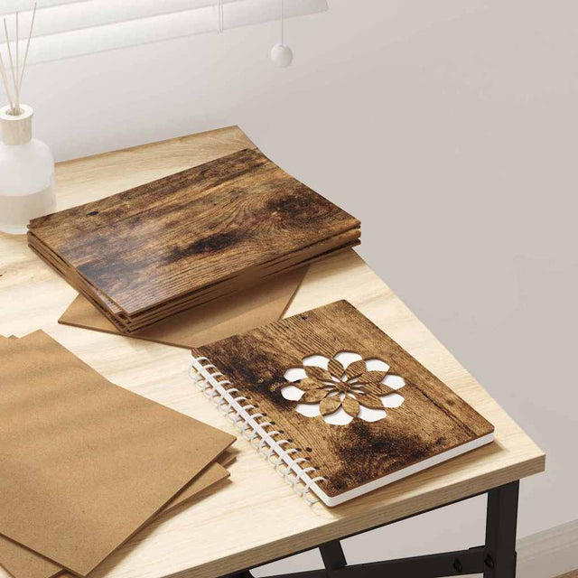 Vidaxl decorpanelen 150 st gerookt eiken 21 x 30 x 0,27 cm