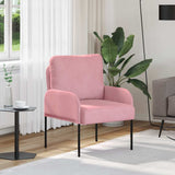 Vidaxl banken met kussen 55cm roze multiplex