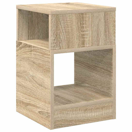 Vidaxl bijzettafel sonoma eiken 30,5 x 30 x 45 cm bewerkt hout