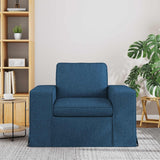 Vidaxl bank blauw 103 x 80 x 82 cm stof