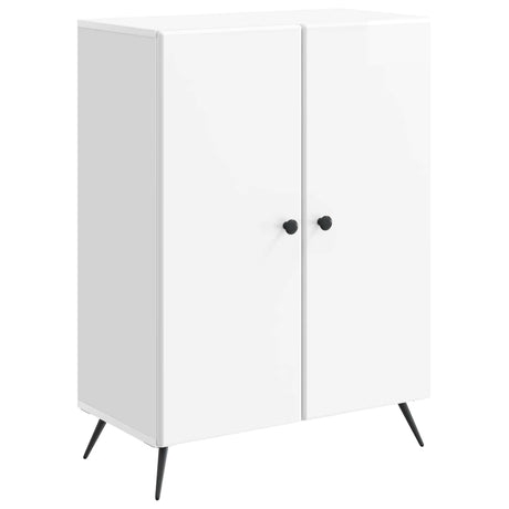 Vidaxl dressoir hoogglans wit 66 x 34,5 x 90 cm bewerkt hout