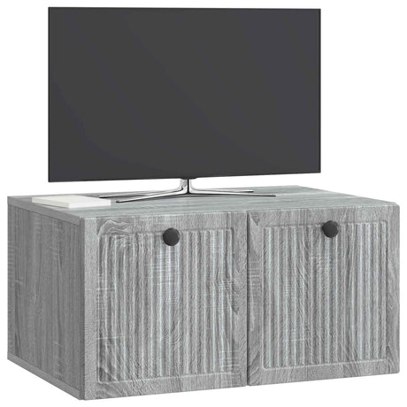 Vidaxl wandbeugel tv-kast grijs sonoma 59,5 x 41 x 30 cm bewerkt hout