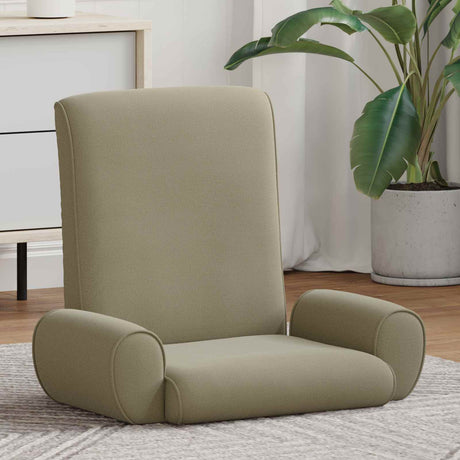 Vidaxl verstelbare vlo stoelen kaki grove fluweel