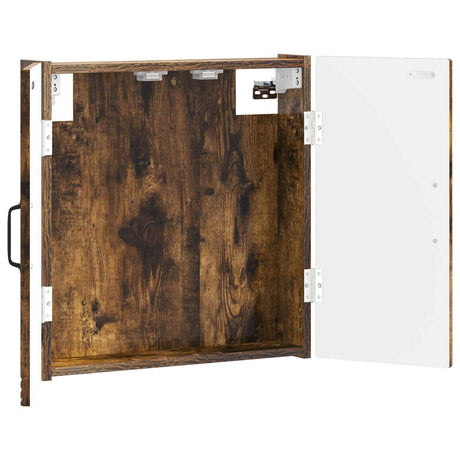 Vidaxl dartbord kabinet hoorn gerookt eiken 52,5 x 10,5 x 53,5 cm