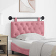Vidaxl hangend hoofdbord roze fluweel