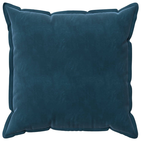 Vidaxl kussensloop 2 pcs houten blauw 60 x 60 cm fluweel