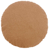 Vidaxl kussensloop 2 pcs heerlen beige ø 60 cm bouclé