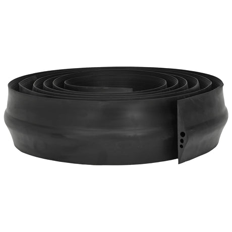 Vidaxl drempelprofiel voor garagedeur zwart 74 x 20 mm 8 m epdm-rubber