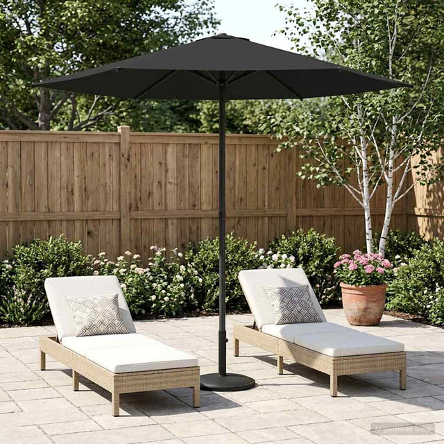 Vidaxl tuinparasol rechthoekig 2,3 x 2,3 m polyester antracietkleurig