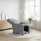 Vidaxl relaxfauteuil lichtgrijs stof