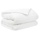 Vidaxl dekbedset 2 st 140 x 200 cm winter bamboe wit