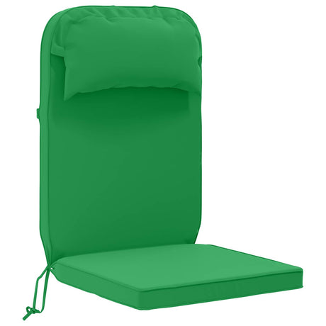Vidaxl zon loungerkussen 100% polyester groen 55 x 124 x 5 cm