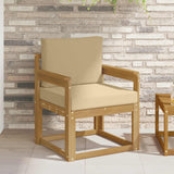 Vidaxl tuinbank polyester wit en beige