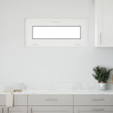 Vidaxl kleur binnenkant kelderraam wit risor 90 x 40 cm