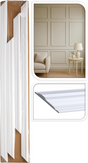 Decoratieve wand sierlijst set 4-delig 60-80cm