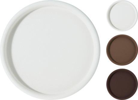 Onderbord metal 31,5cm - earth color 3 assort1