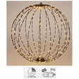 Overige merken led bol 320 led #039;s 50 cm warm wit zwart