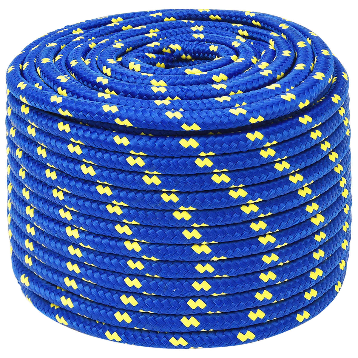 Vidaxl multifunctioneel gebruikstouw 14 mm 25 m blauw pp