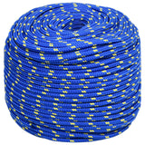 Vidaxl multifunctioneel gebruikstouw 6 mm 25 m blauw pp