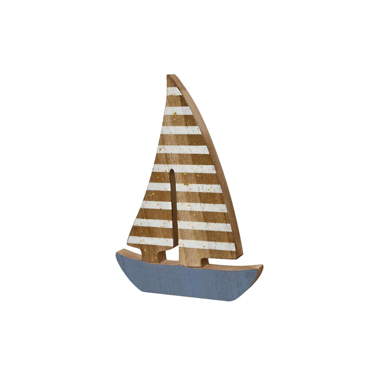Decoris dekoracja łódka drewno 1,5x13x18cm fsc 100%
