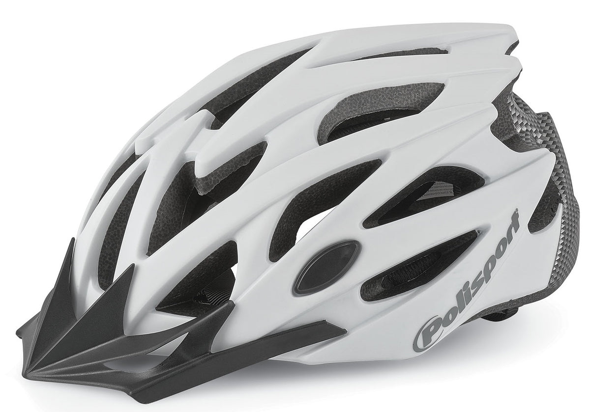 Kask rowerowy Polisport twig l 58-61cm biały matowy karbon
