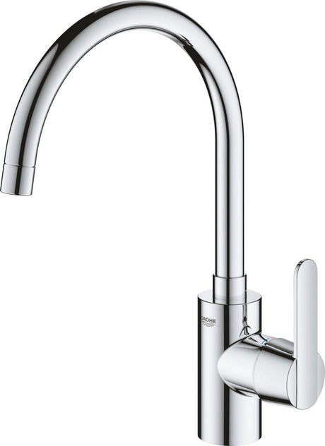 Grohe dostaje kran kuchenny - obrotowa wylewka - chrom