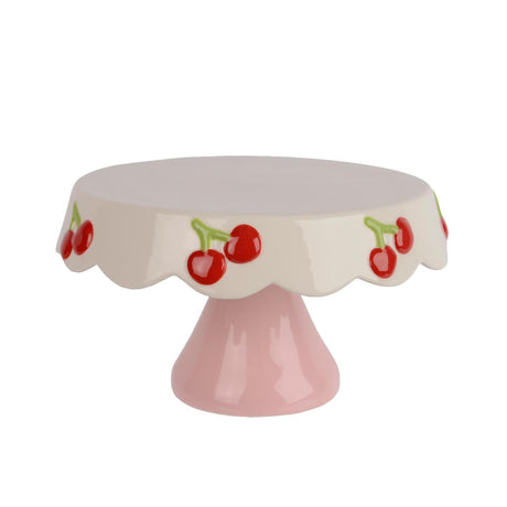 Decoris etagere kersen porselein ø24xh13cm