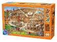 Puzzle D-toys - rysunkowe Koloseum w Rzymie - 1000 elementów